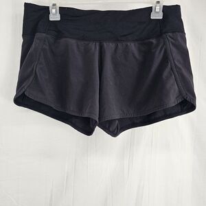 Lululemon Run Times Short II 4" Black Size 8 Women's Active Shorts